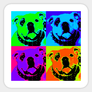 Pop Art - English Bulldog Sticker